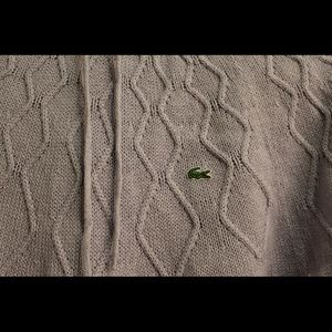 Purple Lacoste sweater